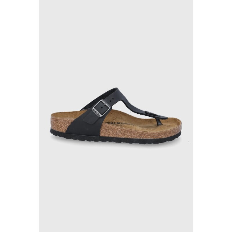 Nubukové šľapky Birkenstock Gizeh 29148209