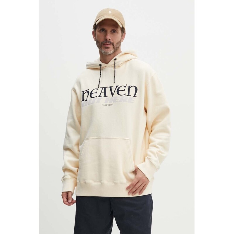 Bavlnená mikina Wood Wood Zeus heaven hoodie 47452503
