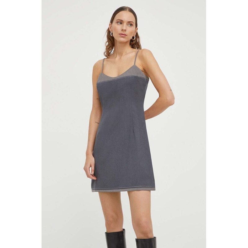 Šaty s prímesou vlny Remain 64304829