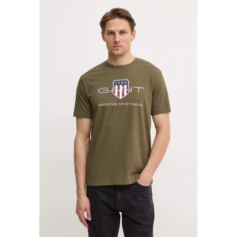 Bavlnené tričko Gant 61664557