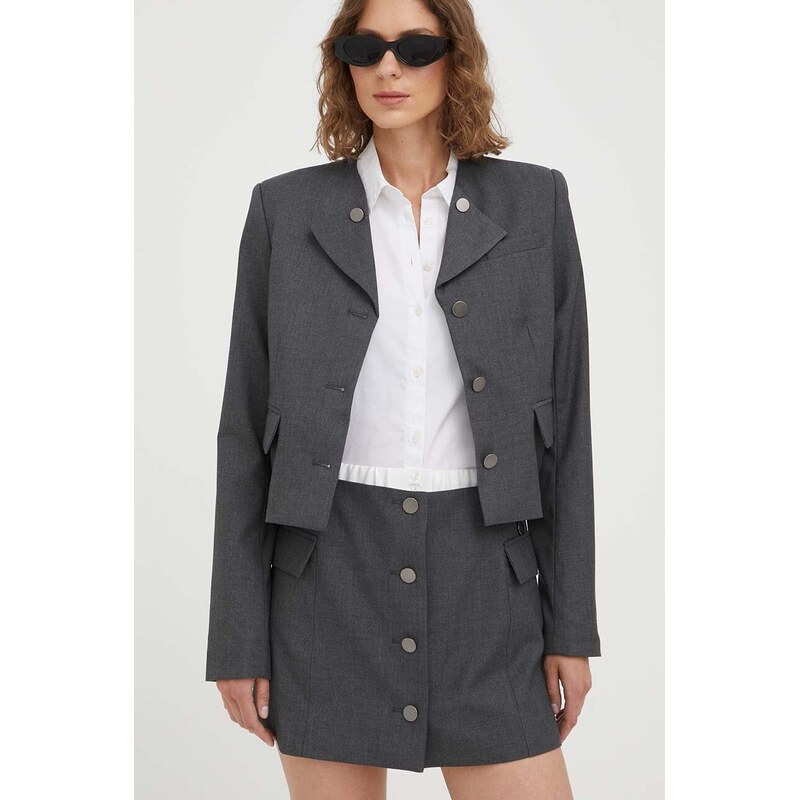 Sukňa s prímesou vlny Remain 64302154