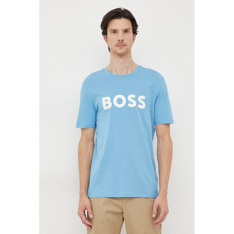 BOSS Orange Bavlnené tričko BOSS BOSS CASUAL Thinking 1 46667906