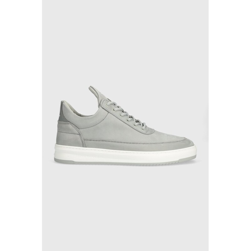 Nubukové tenisky Filling Pieces Low Top Base 49142629