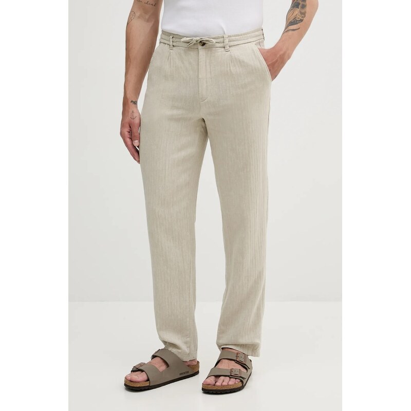 Nohavice s prímesou ľanu Lindbergh 63676230