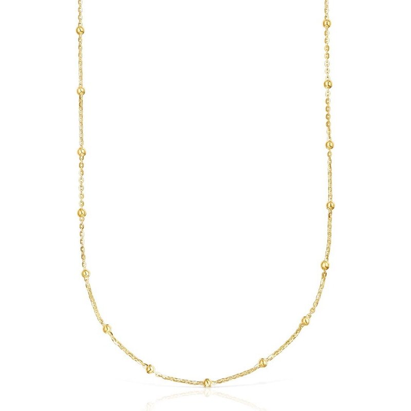 Strieborný pozlátený náhrdelník Tous Basics 65865632