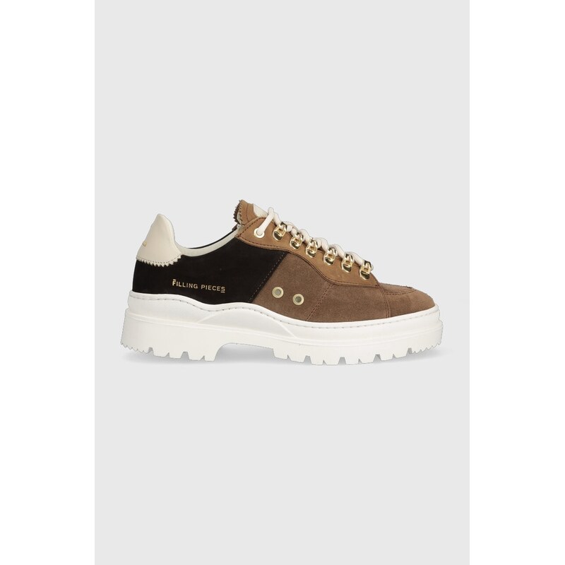 Semišové tenisky Filling Pieces Court Serrated Topaz 45138109