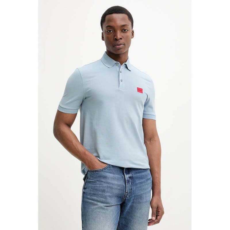 Bavlnené polo tričko HUGO 61990722