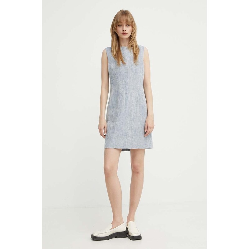 Šaty s prímesou ľanu Tiger Of Sweden Kasie 51497599