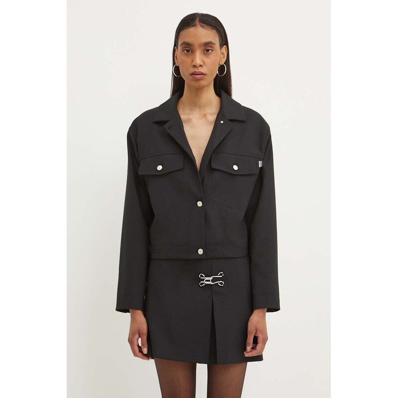 Bunda s prímesou vlny Moschino Jeans 64309731