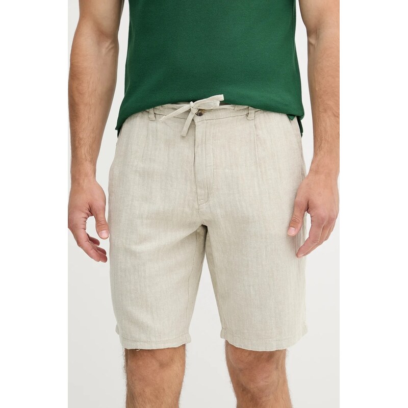 Šortky s prímesou ľanu Lindbergh 63787016