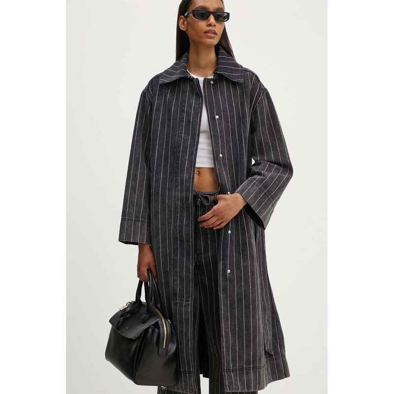 Rifľový kabát Day Birger et Mikkelsen Hobbes - Denim Stripes 64178108