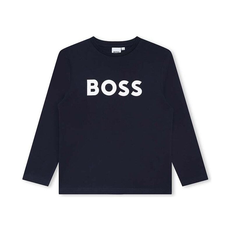 Detské bavlnené tričko BOSS 62026316