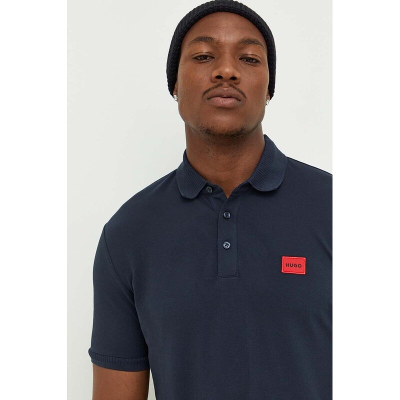 Bavlnené polo tričko HUGO 44569033