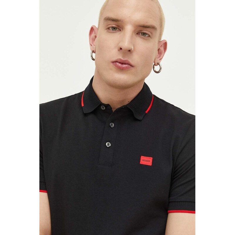 Bavlnené polo tričko HUGO Deresino232 43225412
