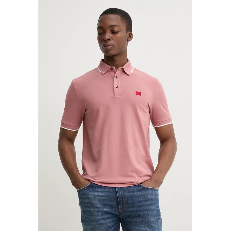 Bavlnené polo tričko HUGO Deresino232 61990724