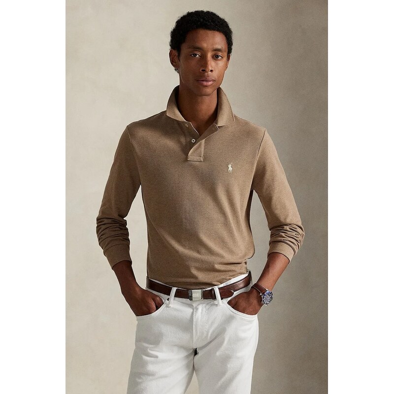 Bavlnené tričko s dlhým rukávom Polo Ralph Lauren 64857196