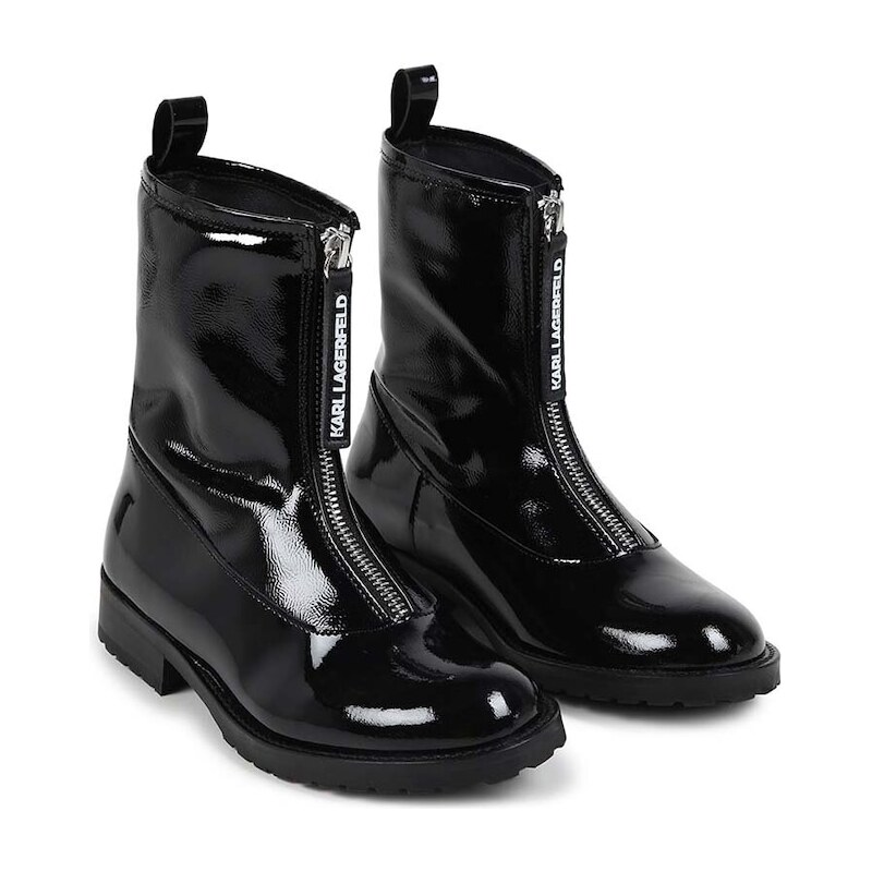 Detské kožené topánky Karl Lagerfeld 56240915