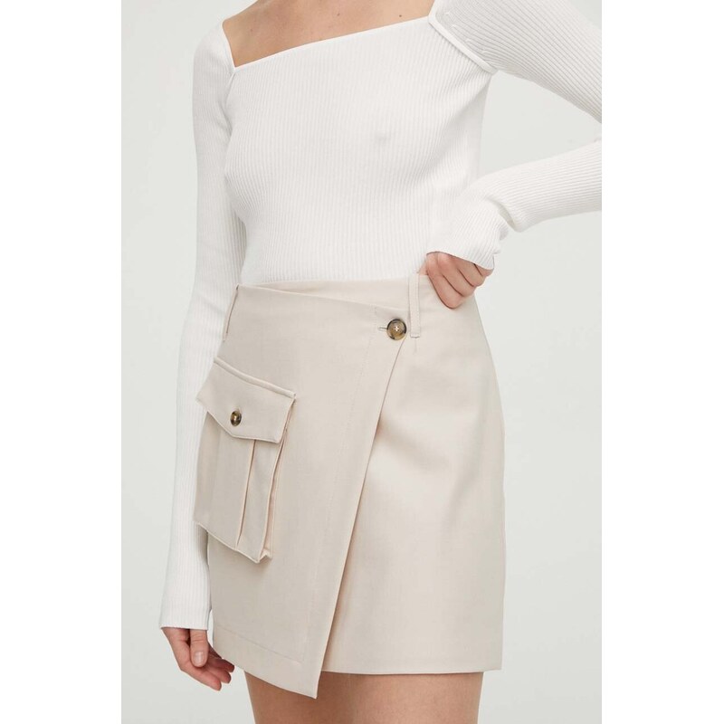 Sukňa s prímesou vlny Herskind Carolina 64304958