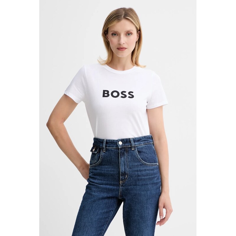 Bavlnené tričko BOSS Orange BOSS ORANGE C_Elogo_5 65865617