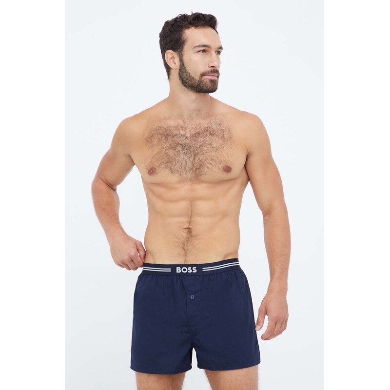 Bavlnené boxerky BOSS 3-pak 3P Woven Boxer 64303044