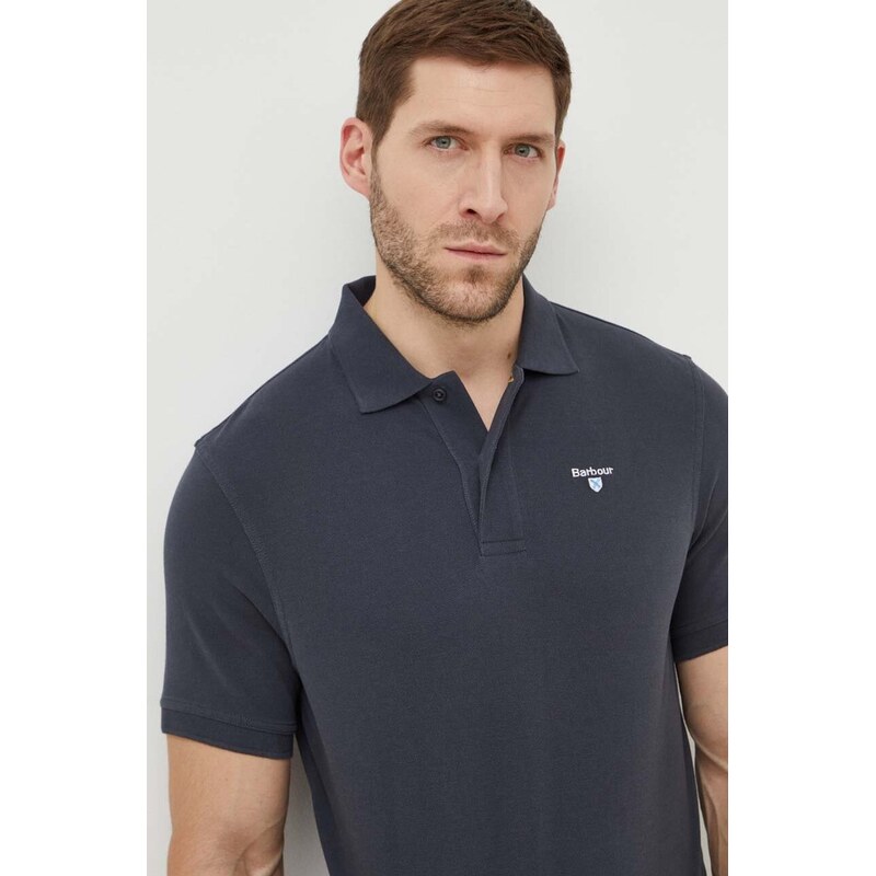 Barbour polo tričko pánske bavlnené ESSENTIALS 66046864