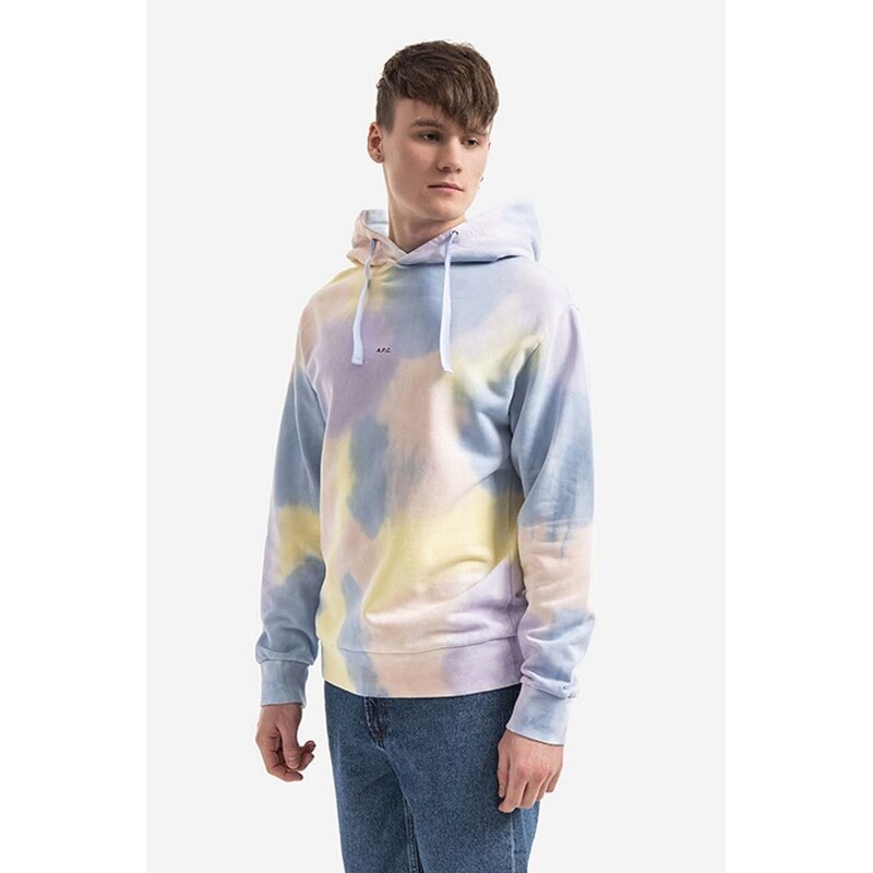 Bavlnená mikina A.P.C. Victor Hoodie Victor COEWP-H27703 MULTICOLOR 50736271