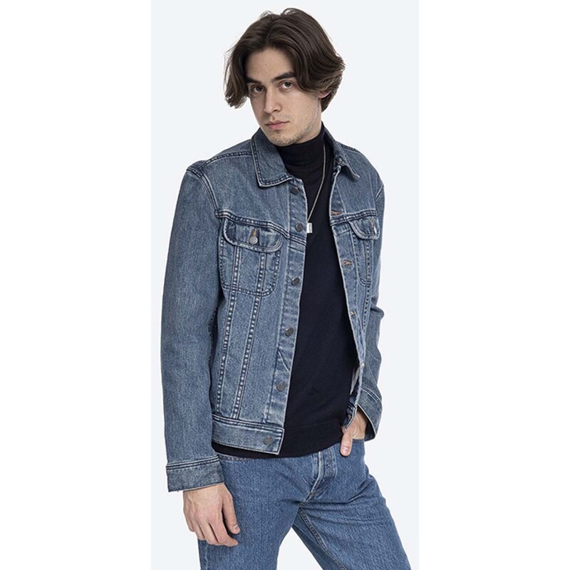 Rifľová bunda A.P.C. Veste Jean Us COZZK-H02223 INDIGO 66597060