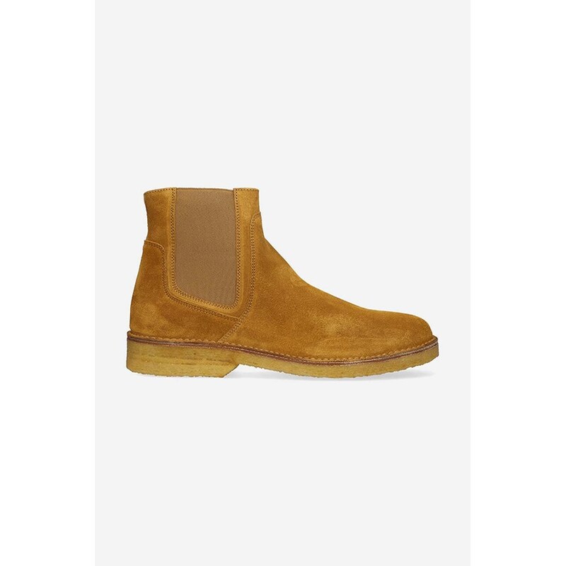 Semišové topánky chelsea A.P.C. Boots Theodore PXBSK-H54252 CARAMEL 50736296