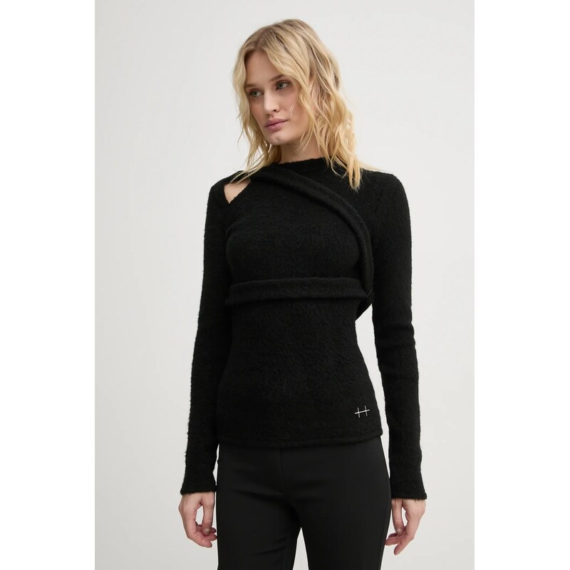 Sveter s prímesou vlny Heliot Emil 60319921