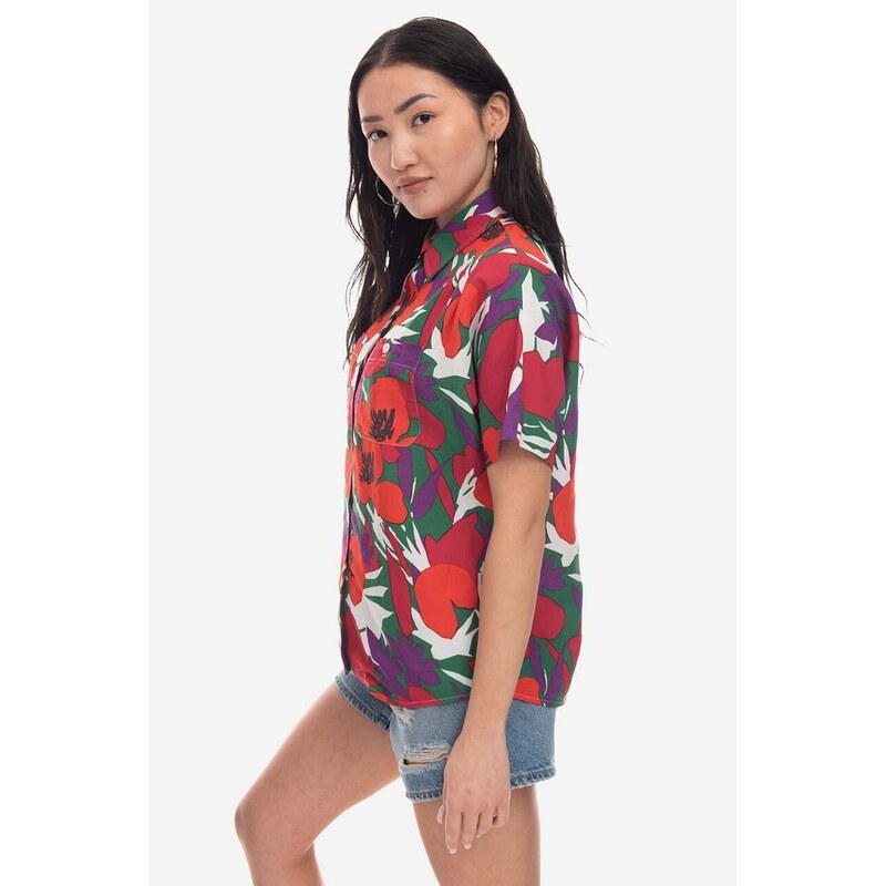 Košeľa s prímesou ľanu A.P.C. Chemise Zoe 50736390