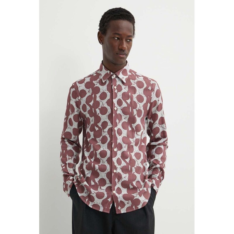 Košeľa s prímesou ľanu Tiger Of Sweden Lowan 50914623