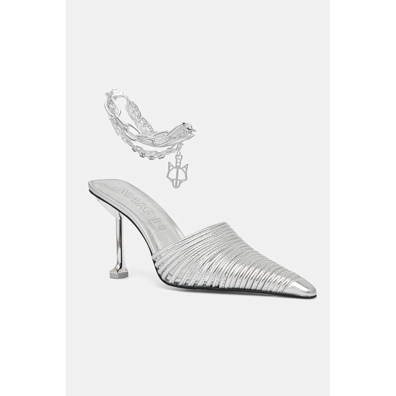 Kožené šľapky Naked Wolfe Chromed 60229566