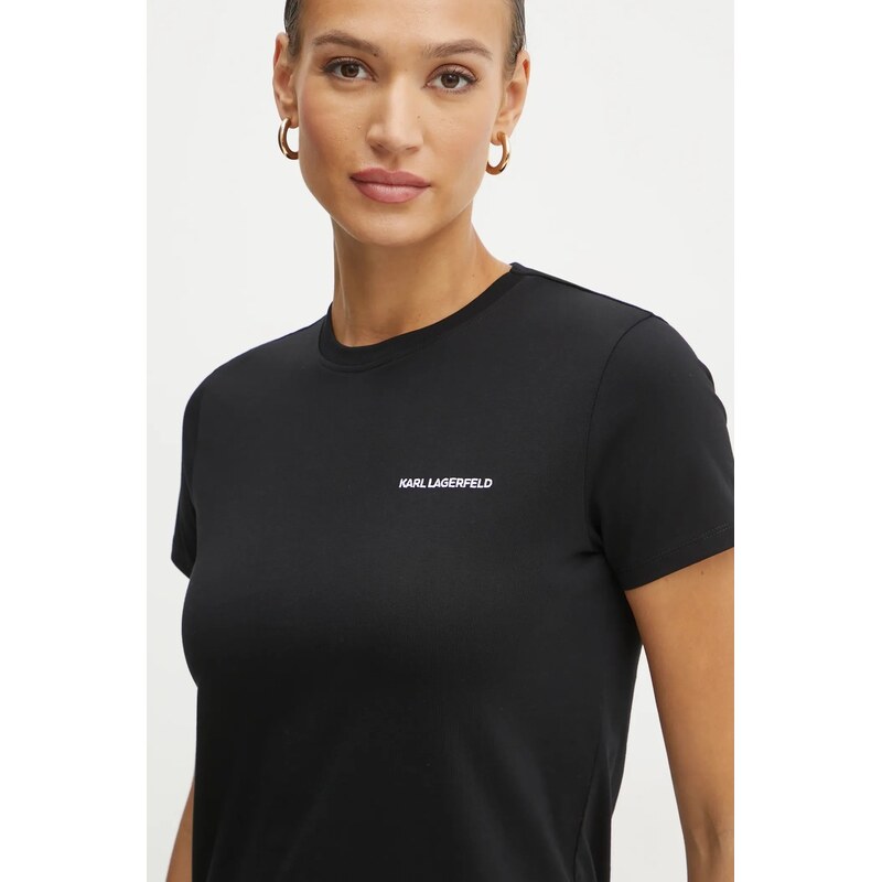 Bavlnené tričko Karl Lagerfeld ESSENTIAL 61668016
