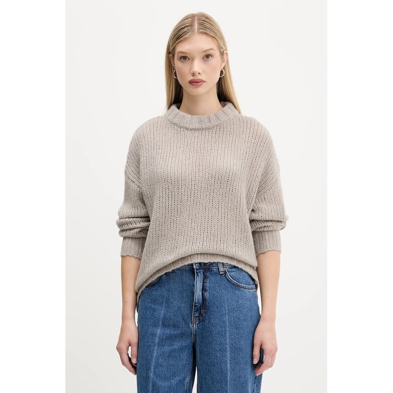 Vlnený sveter HUGO Sloossy 65233537