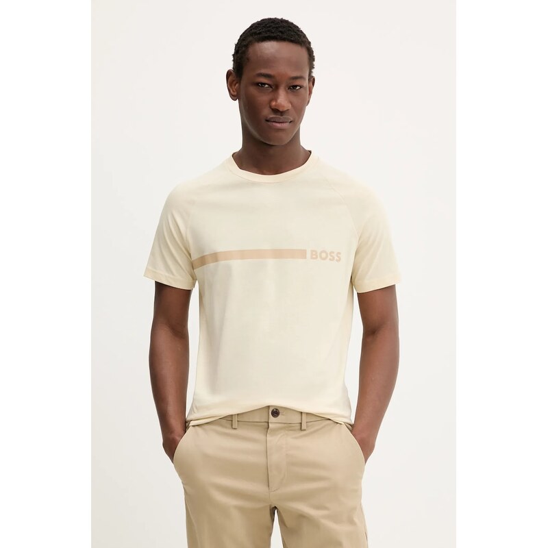 Bavlnené tričko BOSS T-Shirt RN Slim Fit 63787014