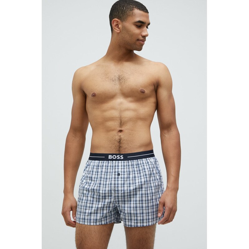 Bavlnené boxerky BOSS 2-pak NOS Boxer EW 2P 64175825