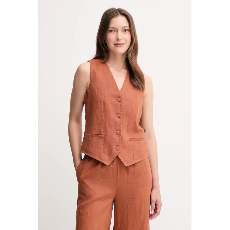 Ľanová vesta United Colors of Benetton 64940876