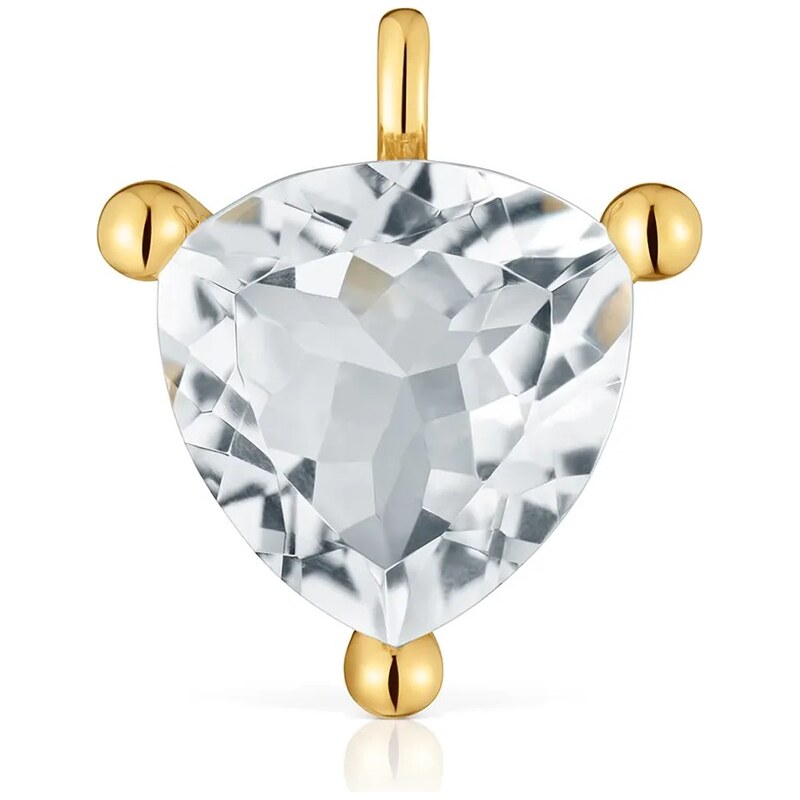 Strieborný pozlátený prívesok Tous Color 64317349