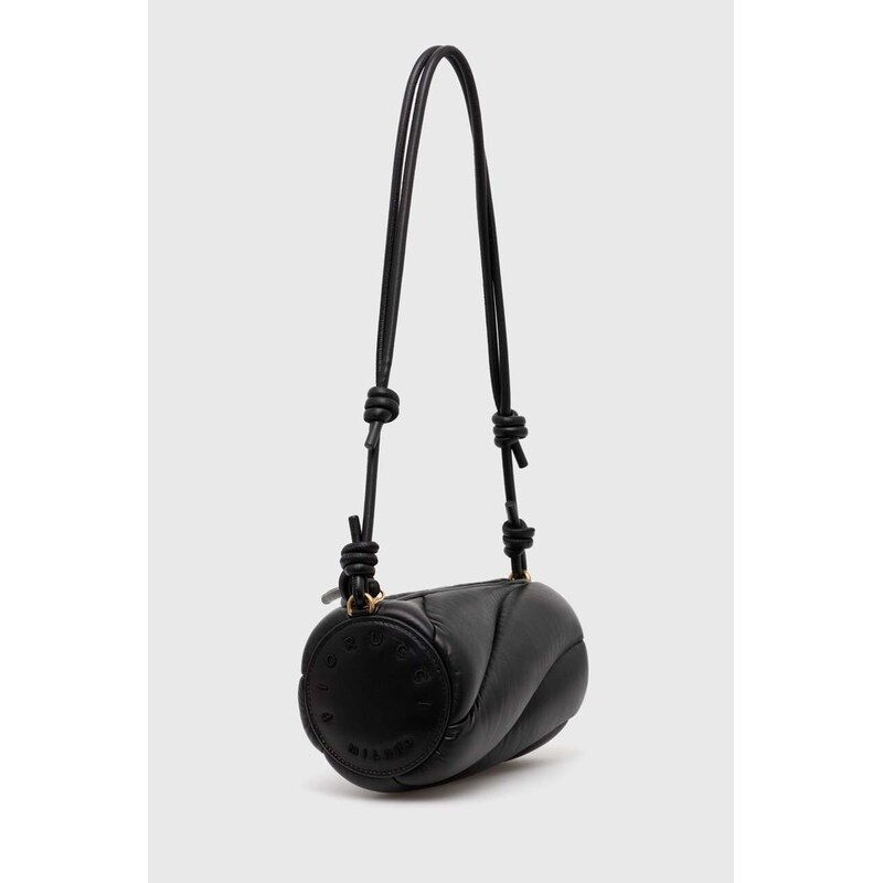 Kožená kabelka Fiorucci Black Leather Mella Bag 61539113