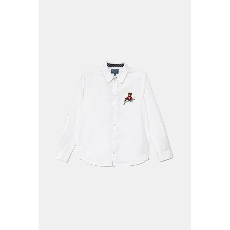 Detská bavlnená košeľa Guess 59062011