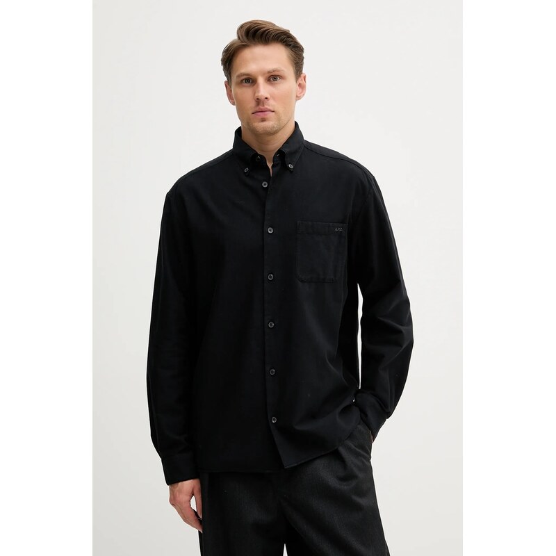 Bavlnená košeľa A.P.C. Chemise Mateo Logo 64241658