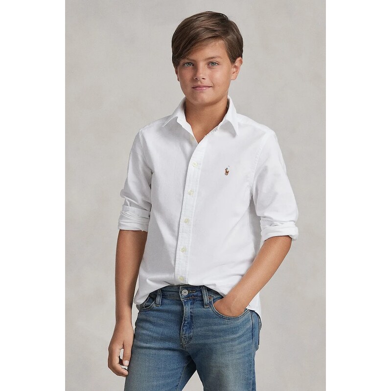 Detská bavlnená košeľa Polo Ralph Lauren 60587142