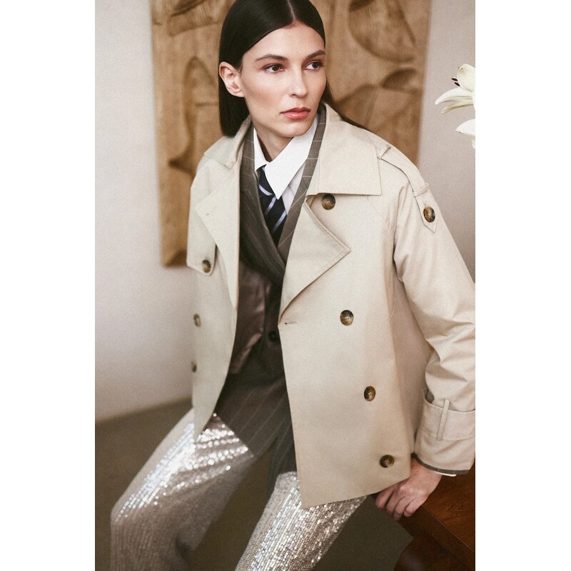 Krátky trenčkot Answear.LAB 61715810