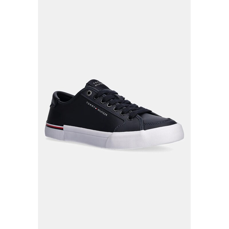 Kožené tenisky Tommy Hilfiger CORE CORPORATE VULC LEATHER 61816135