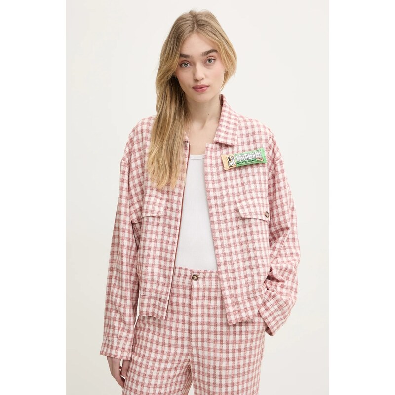 Bunda s prímesou vlny Moschino Jeans 64319705