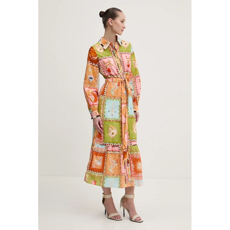 Šaty s prímesou ľanu Never Fully Dressed 61988808