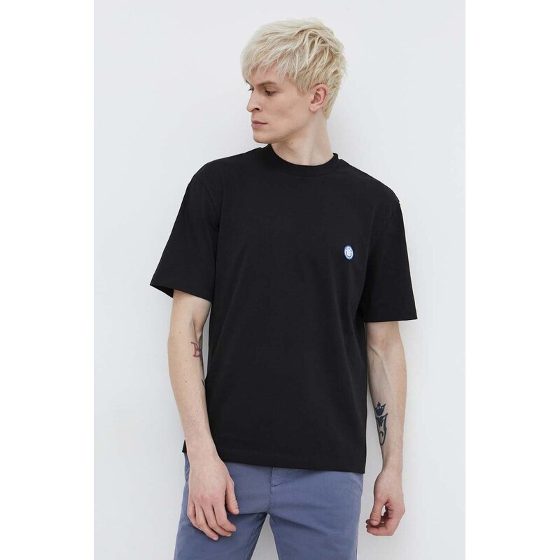 Bavlnené tričko Hugo Blue Niley 49343468