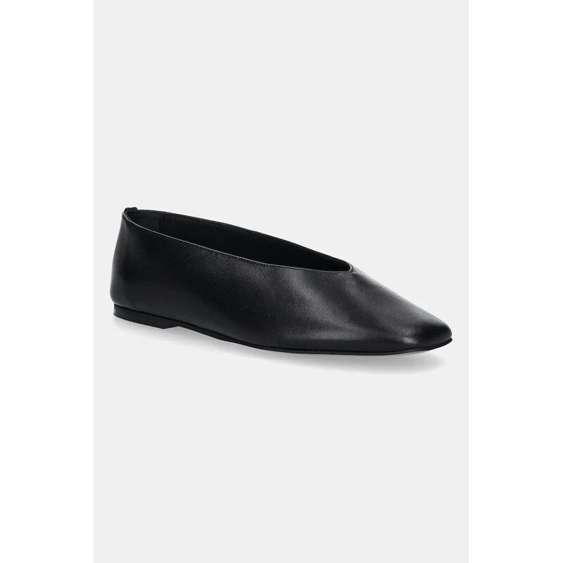 Kožené balerínky Calvin Klein CLASSIC BALLERINA - LTH 61244168