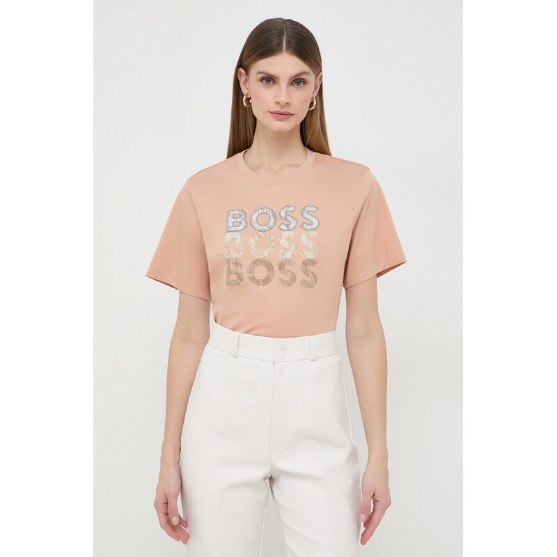 BOSS Bavlnené tričko BOSS 47400307