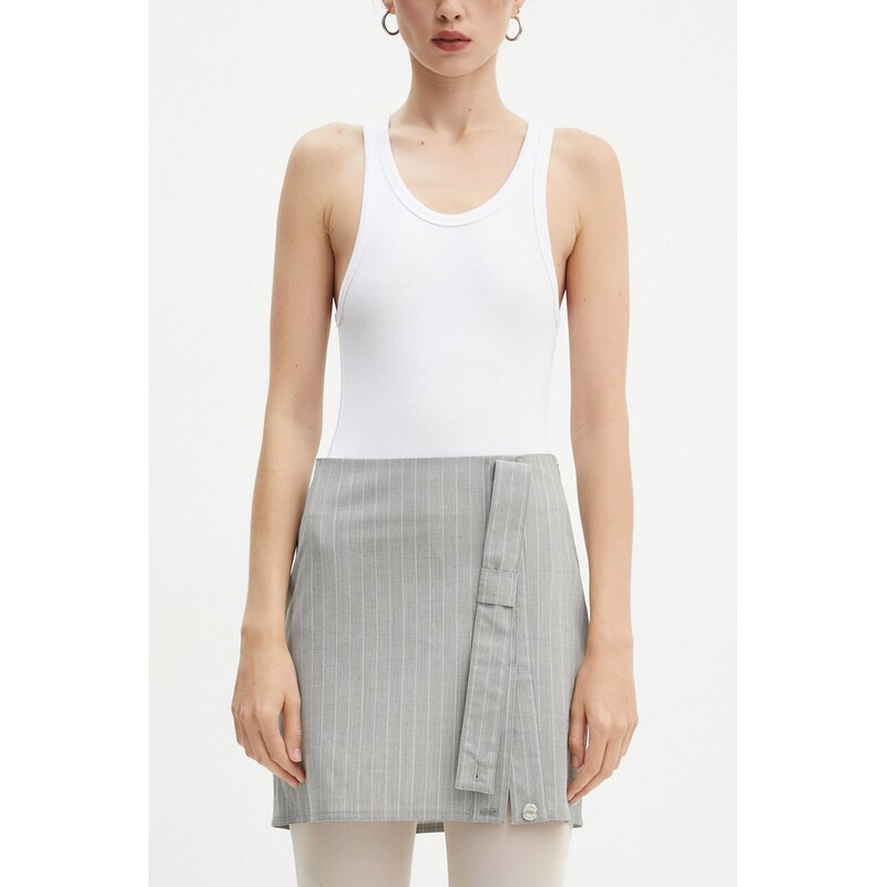 Sukňa s prímesou vlny Moschino Jeans 64310736